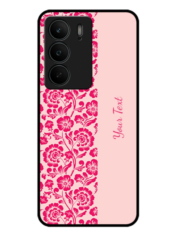 Custom Realme C75 5G Custom Glass Phone Case - Attractive Floral Pattern Design