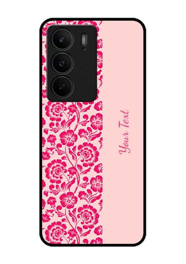 Realme C75 5G Custom Glass Phone Case - Attractive Floral Pattern Design