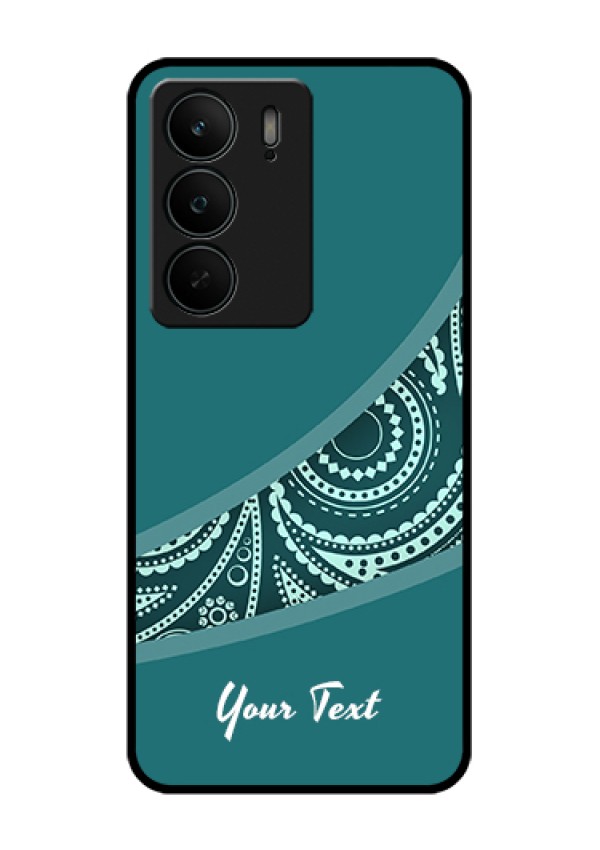 Realme C75 5G Custom Glass Phone Case - Semi Visible Floral Design