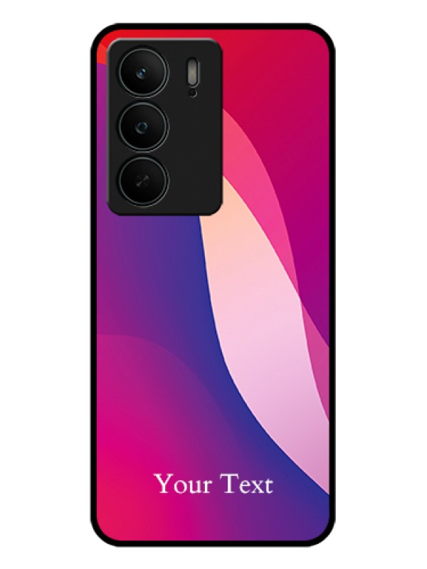 Custom Realme C75 5G Custom Glass Phone Case - Digital Abstract Overlap Design