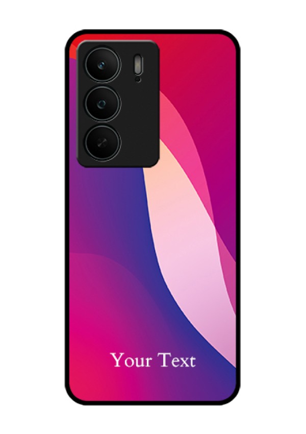 Realme C75 5G Custom Glass Phone Case - Digital Abstract Overlap Design