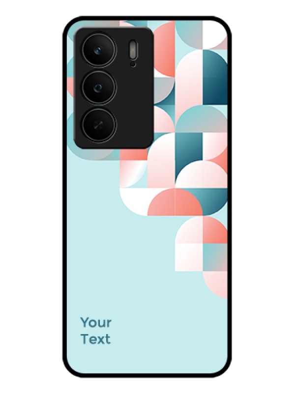 Custom Realme C75 5G Custom Glass Phone Case - Stylish Semi - Circle Pattern Design