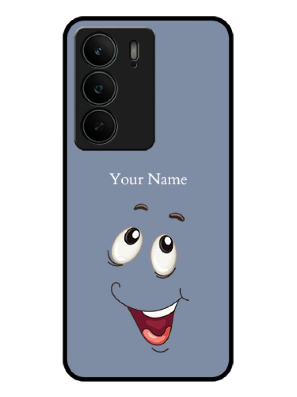 Custom Realme C75 5G Custom Glass Phone Case - Laughing Cartoon Face Design