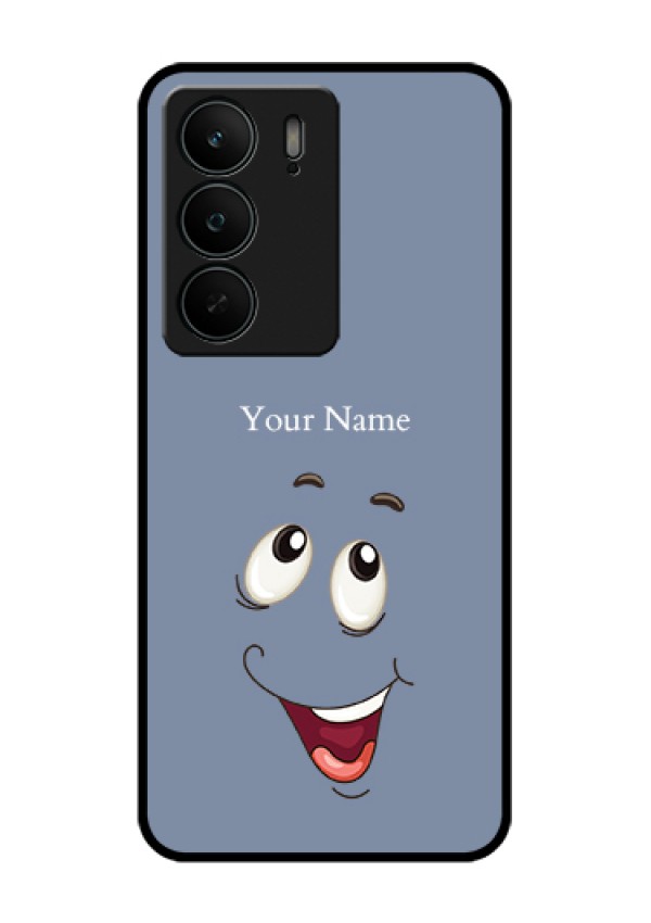 Realme C75 5G Custom Glass Phone Case - Laughing Cartoon Face Design