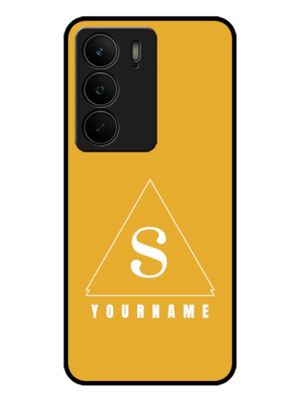 Custom Realme C75 5G Custom Glass Phone Case - Simple Triangle Design