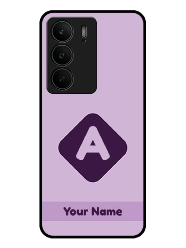 Custom Realme C75 5G Custom Glass Phone Case - Custom Letter In Curved Badge Design