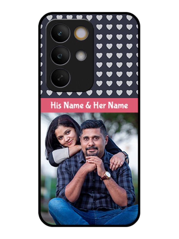 Custom Realme C85 5G Custom Glass Phone Case - Love Symbols Design