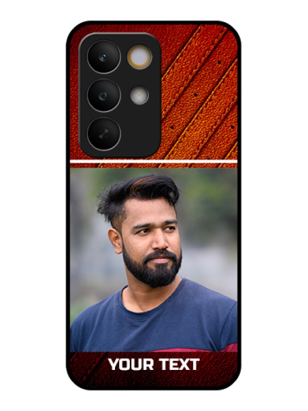 Custom Realme C85 5G Custom Glass Phone Case - Leather Phone Case Design