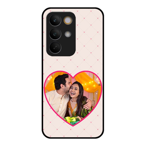 Realme C85 5G Custom Glass Phone Case - Heart Shape Design
