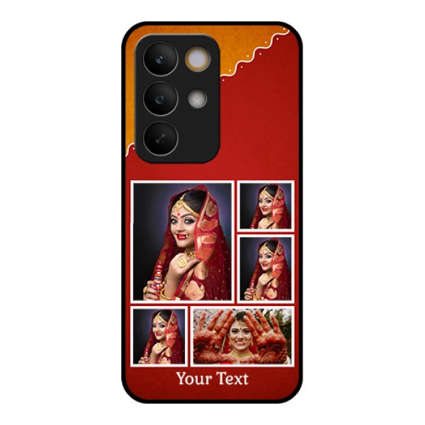 Realme C85 5G Custom Glass Phone Case - Wedding Pic Upload Design Realme C85 5G Custom Glass Phone Case - Wedding Pic Upload Design