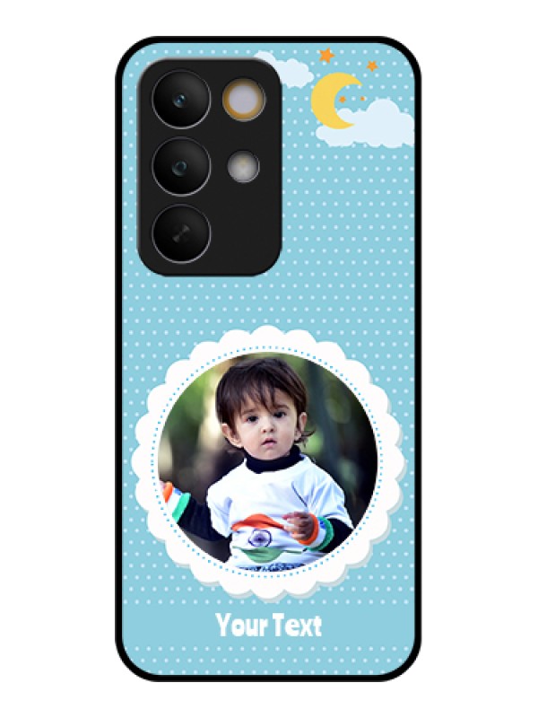 Custom Realme C85 5G Custom Glass Phone Case - Violet Pattern Design