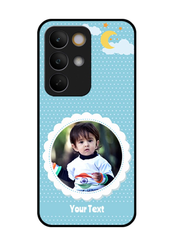 Realme C85 5G Custom Glass Phone Case - Violet Pattern Design