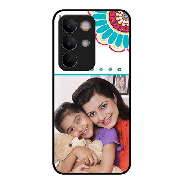 Realme C85 5G Custom Glass Phone Case - Flower Design