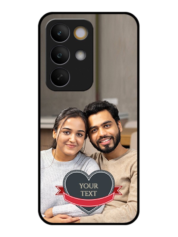 Custom Realme C85 5G Custom Glass Phone Case - Just Married Couple Design