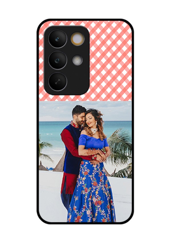Realme C85 5G Custom Glass Phone Case - Pink Pattern Design