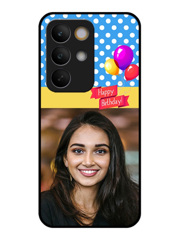 Custom Realme C85 5G Custom Glass Phone Case - Happy Birthday Design