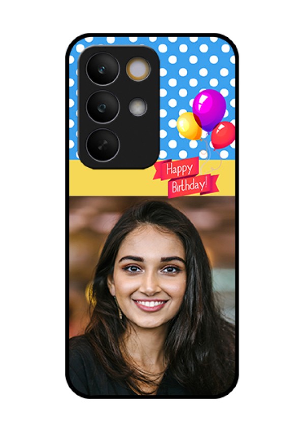 Realme C85 5G Custom Glass Phone Case - Happy Birthday Design