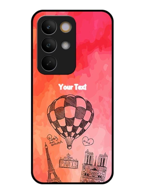 Custom Realme C85 5G Custom Glass Phone Case - Paris Theme Design