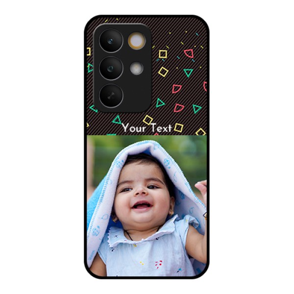 Realme C85 5G Custom Glass Phone Case - With Confetti Birthday Design Realme C85 5G Custom Glass Phone Case - With Confetti Birthday Design