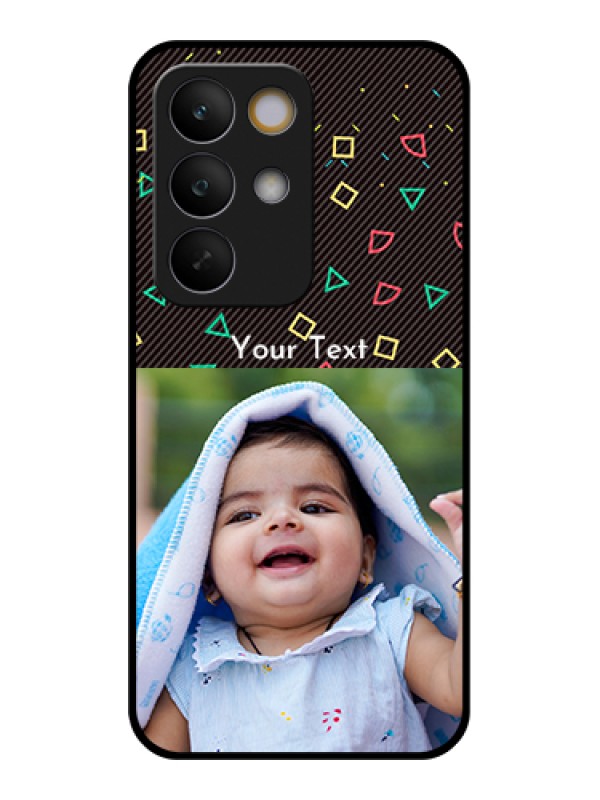 Custom Realme C85 5G Custom Glass Phone Case - With Confetti Birthday Design