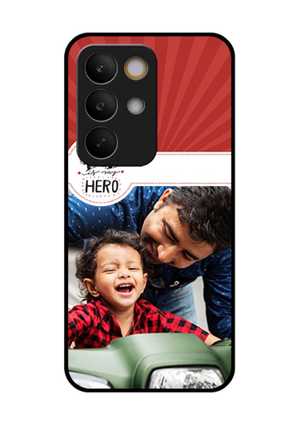 Realme C85 5G Custom Glass Phone Case - My Dad Hero Design