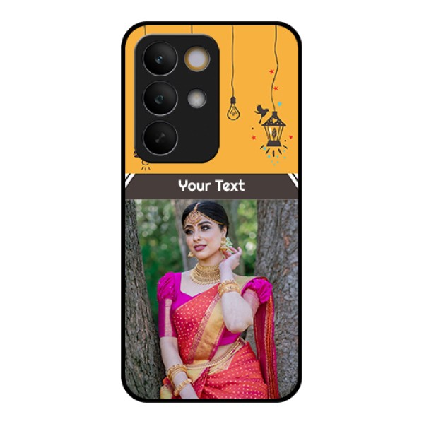 Realme C85 5G Custom Glass Phone Case - With Family Picture And Icons