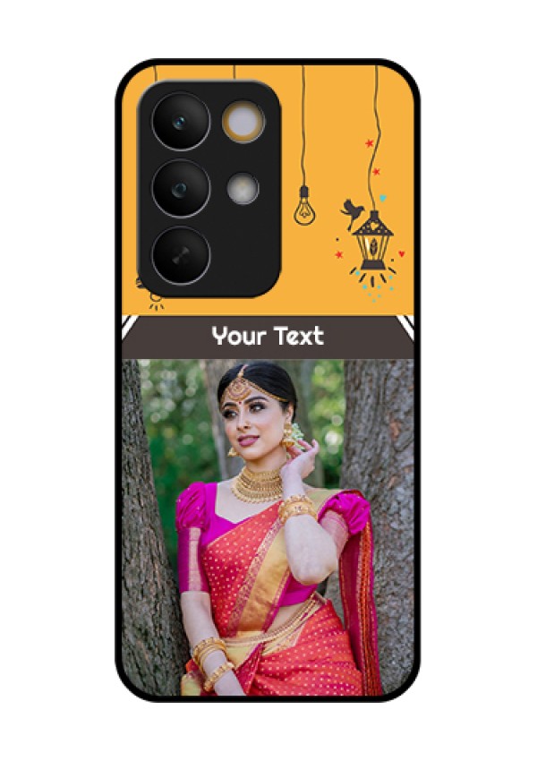 Realme C85 5G Custom Glass Phone Case - With Family Picture And Icons