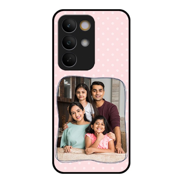 Realme C85 5G Custom Glass Phone Case - Family With Dots Design