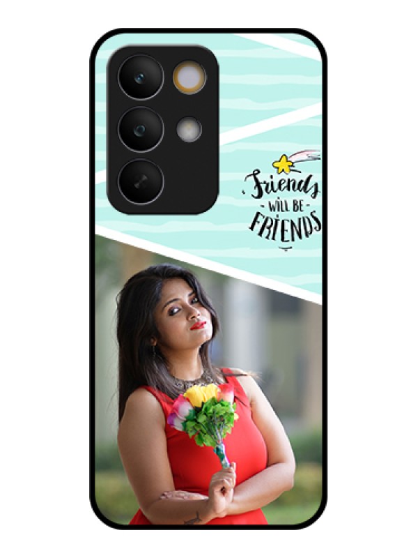 Custom Realme C85 5G Custom Glass Phone Case - Friends Picture Icon Design