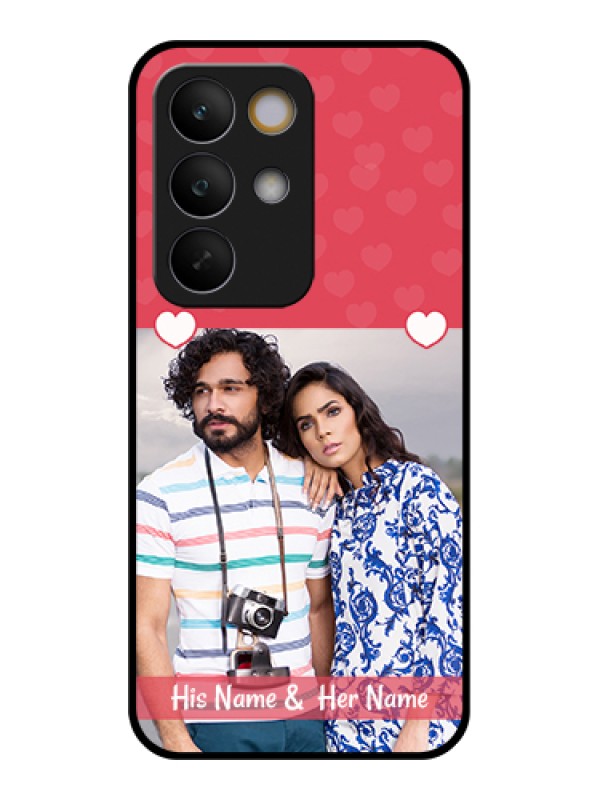 Custom Realme C85 5G Custom Glass Phone Case - Simple Love Design