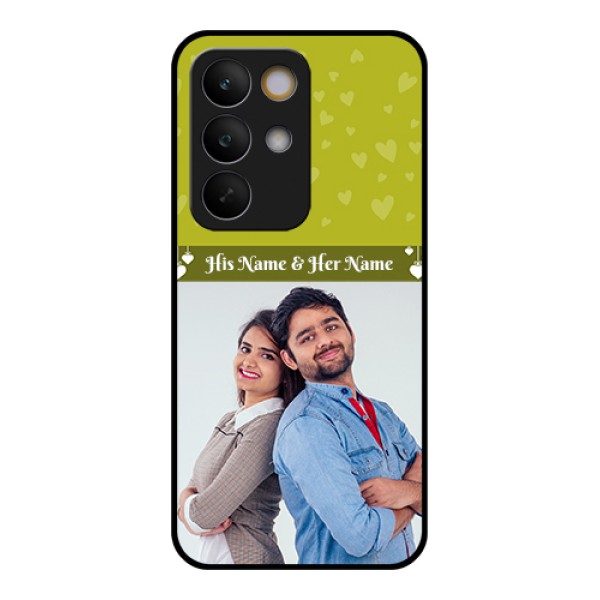 Realme C85 5G Custom Glass Phone Case - You & Me Heart Design