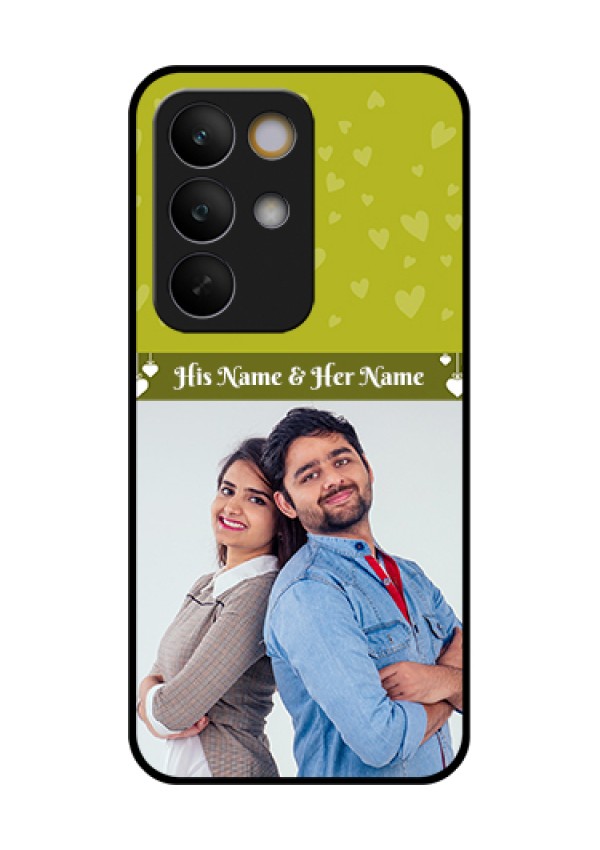 Realme C85 5G Custom Glass Phone Case - You & Me Heart Design