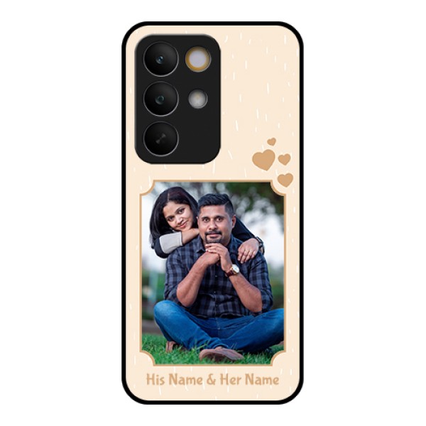 Realme C85 5G Custom Glass Phone Case - With Confetti Love Design Realme C85 5G Custom Glass Phone Case - With Confetti Love Design