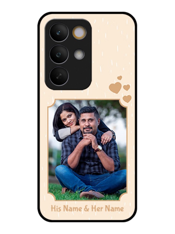 Custom Realme C85 5G Custom Glass Phone Case - With Confetti Love Design