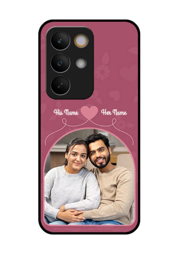 Realme C85 5G Custom Glass Phone Case - Love Floral Design