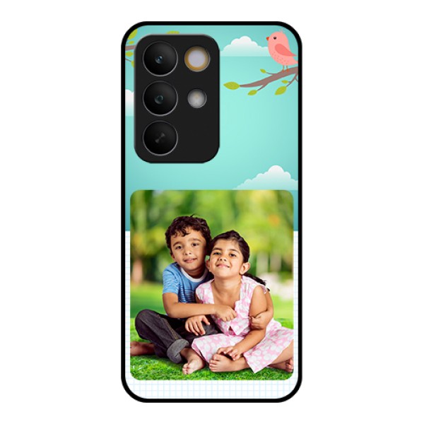 Realme C85 5G Custom Glass Phone Case - Doodle Love Design