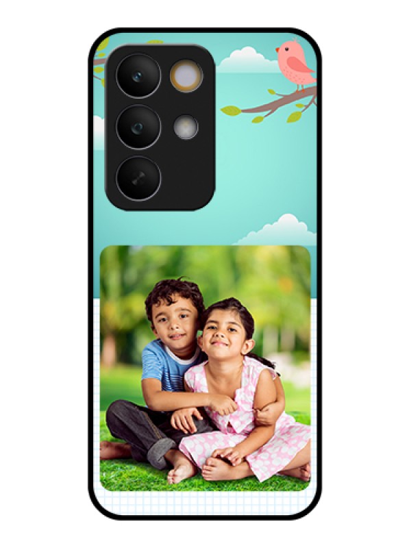 Custom Realme C85 5G Custom Glass Phone Case - Doodle Love Design