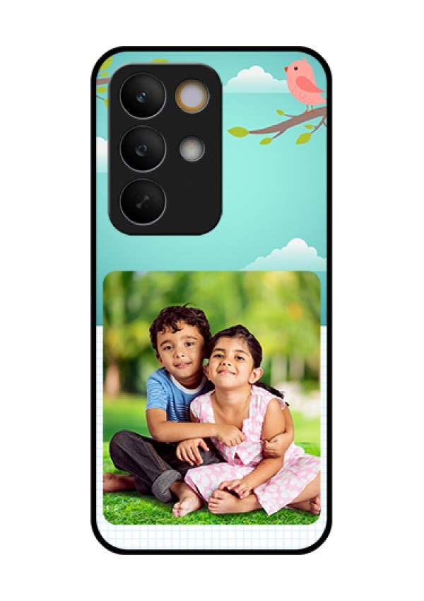 Realme C85 5G Custom Glass Phone Case - Doodle Love Design