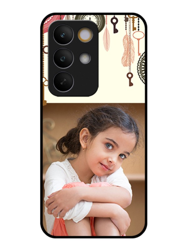 Custom Realme C85 5G Custom Glass Phone Case - Boho Style Design