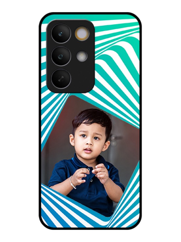 Custom Realme C85 5G Custom Glass Phone Case - Abstract Spiral Design