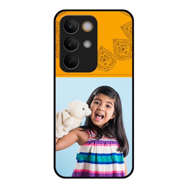 Realme C85 5G Custom Glass Phone Case - Photo Wedding Design