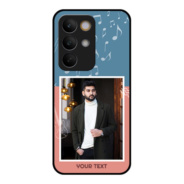 Realme C85 5G Custom Glass Phone Case - With Color Musical Note Design Realme C85 5G Custom Glass Phone Case - With Color Musical Note Design