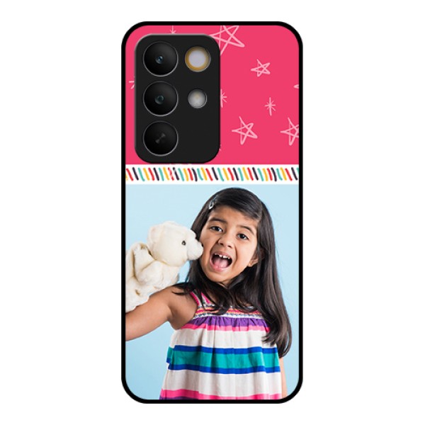 Realme C85 5G Custom Glass Phone Case - Line Art Design