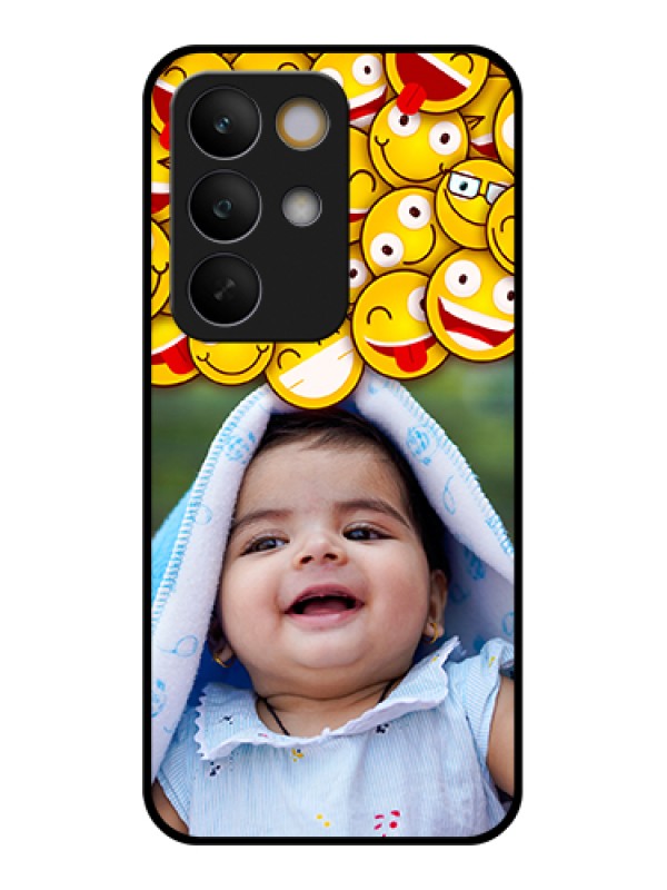 Custom Realme C85 5G Custom Glass Phone Case - With Smiley Emoji Design
