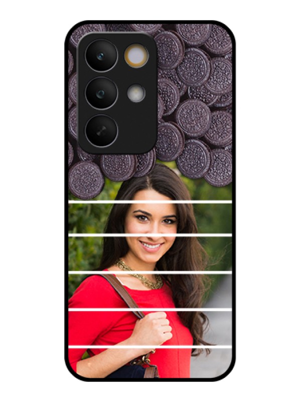 Custom Realme C85 5G Custom Glass Phone Case - With Oreo Biscuit Design