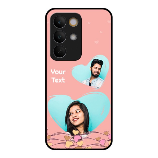 Realme C85 5G Custom Glass Phone Case - Love Doodle Design