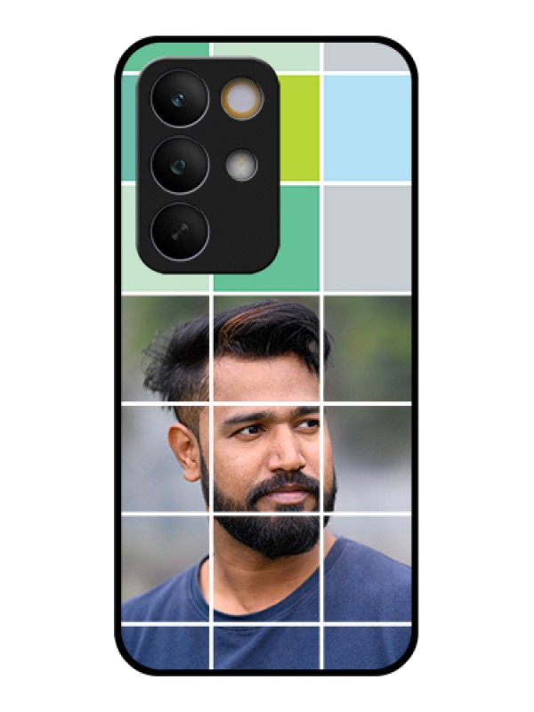 Custom Realme C85 5G Custom Glass Phone Case - With White Box Pattern