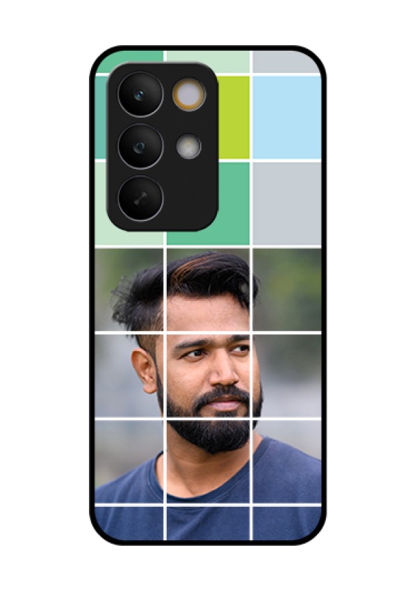 Realme C85 5G Custom Glass Phone Case - With White Box Pattern