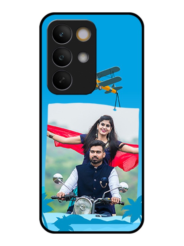 Custom Realme C85 5G Custom Glass Phone Case - Traveller Design