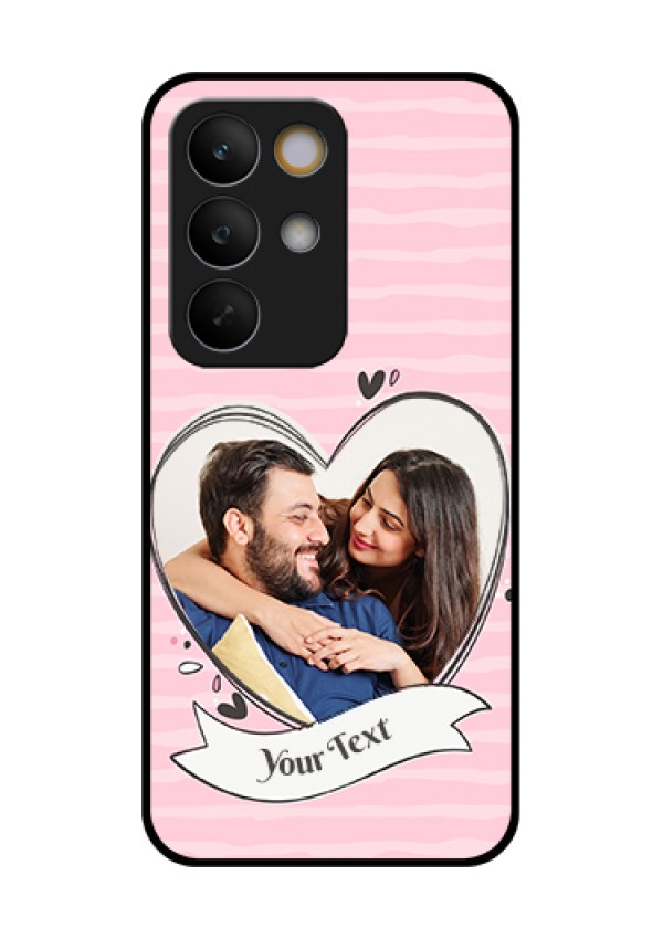 Realme C85 5G Custom Glass Phone Case - Vintage Heart Design
